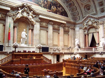 The Portuguese Assembly chamber